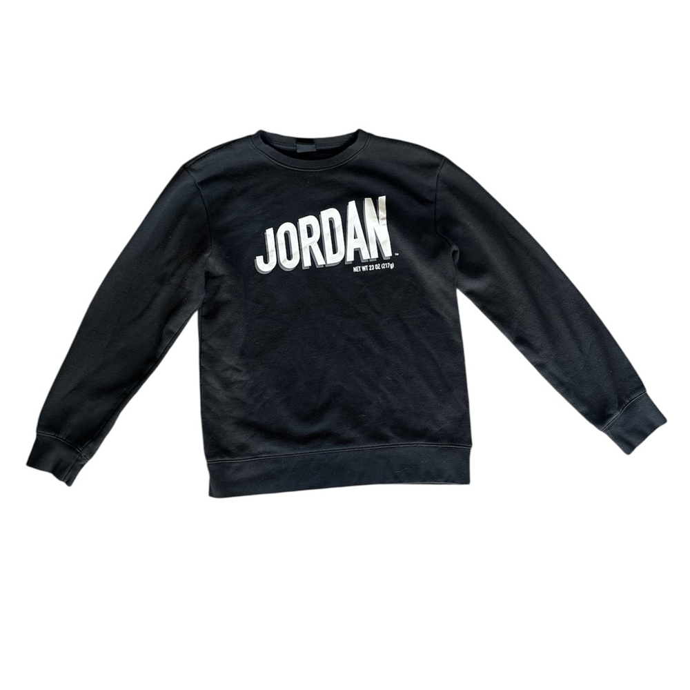 Jordan Boy’s XL Black Crewneck Sweatshirt Net Weight 23 OZ
